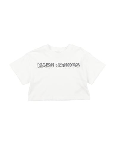 Marc Jacobs Toddler Girl T-shirt White Size 4 Cotton In White