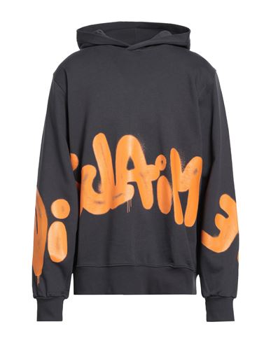 Disclaimer Man Sweatshirt Charcoal Size Xl Cotton In Gray