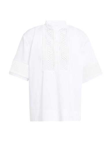 Due Amanti Woman Top White Size 2 Cotton