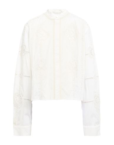 Isabel Marant Woman Shirt White Size 12 Cotton