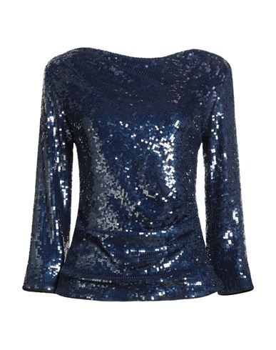 Natan Woman Top Blue Size 14 Polyester, Elastane