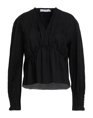 Iro Woman Top Black Size 6 Cotton