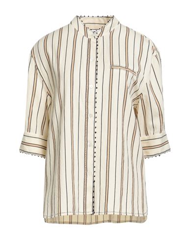 Paul & Joe Woman Shirt Ivory Size 3 Cotton In Multi