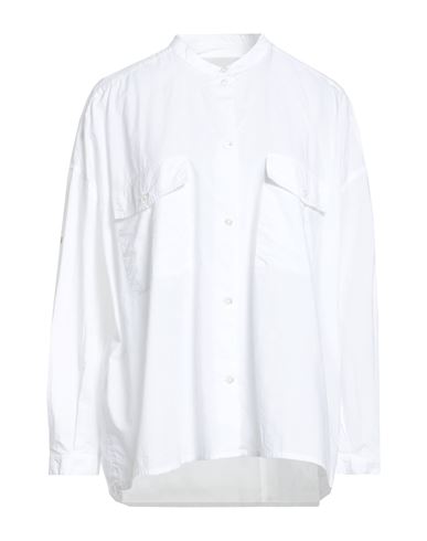 Bellerose Woman Shirt White Size L Cotton