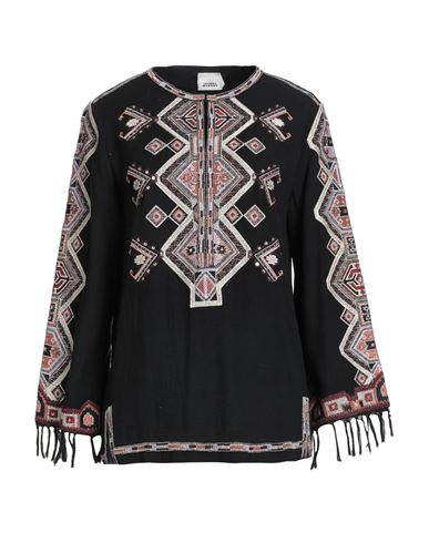 Isabel Marant Woman Top Black Size 8 Silk, Viscose