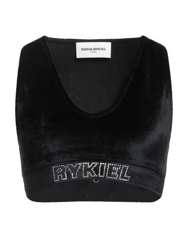 Sonia Rykiel Woman Top Black Size M Viscose, Polyester