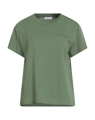 Patrizia Pepe Woman T-shirt Military Green Size 1 Cotton