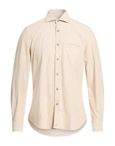 Sonrisa Man Shirt Sand Size M Cotton In Neutral