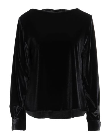 Caliban Woman Top Black Size 12 Polyester, Elastane