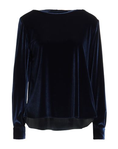 Caliban Woman Top Midnight Blue Size 12 Polyester, Elastane