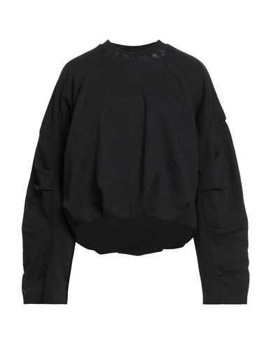 Pinko Denim Woman Sweatshirt Black Size M/l Cotton
