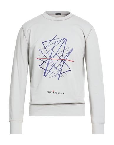 Sweatshirt Herren Hellgrau L Herren