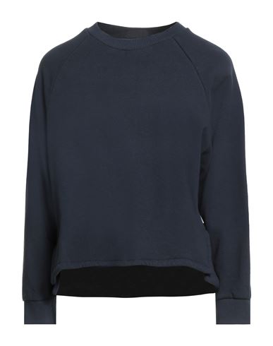 Crossley Woman Sweatshirt Navy Size M Cotton In Blue