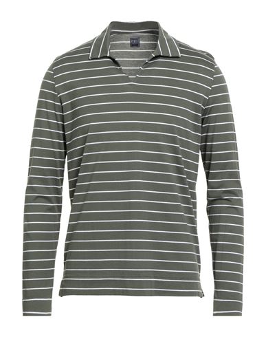 Fedeli Man Polo Shirt Green Size 40 Cotton