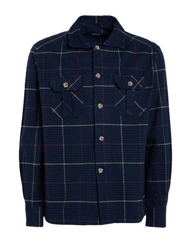 Agho Man Shirt Midnight Blue Size Xl Cotton