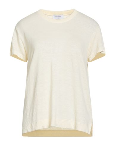 Daniele Fiesoli Collezione N_01 Woman T-shirt Pastel Yellow Size M Linen, Elastane