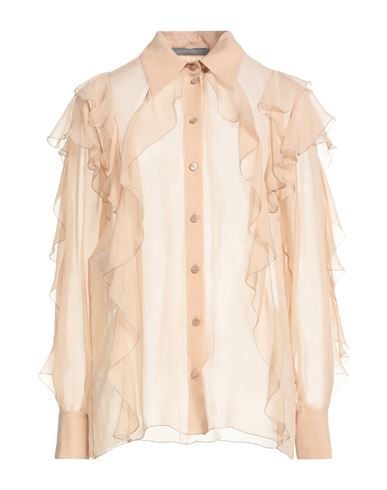 Alberta Ferretti Woman Shirt Blush Size 4 Silk In Multi