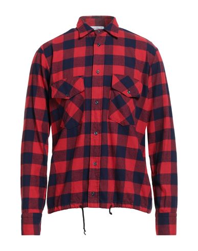 Aglini Man Shirt Red Size 16 ½ Cotton