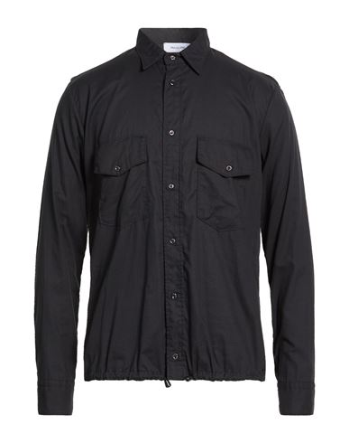 Aglini Man Shirt Black Size 16 ½ Cotton