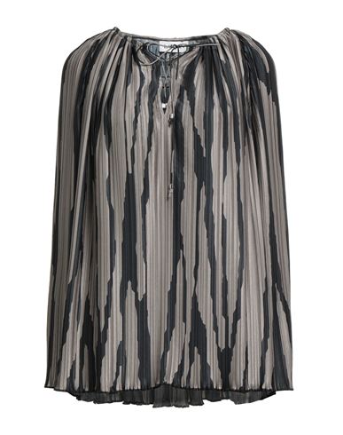 LANVIN LANVIN WOMAN TOP KHAKI SIZE 10 POLYESTER