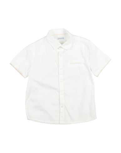 Mayoral Babies'  Toddler Boy Shirt White Size 7 Cotton