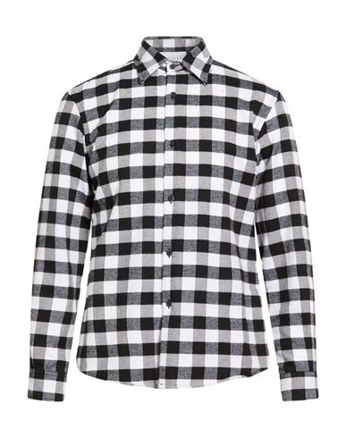 Gaelle Paris Gaëlle Paris Man Shirt Black Size 44 Polyester, Viscose, Elastane In Multi