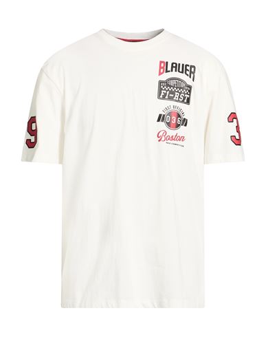 Blauer . Man T-shirt White Size Xxl Cotton