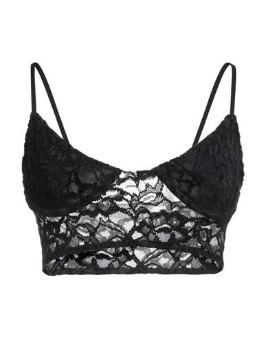 Haveone Woman Top Black Size S Polyamide, Viscose, Elastic Fibres