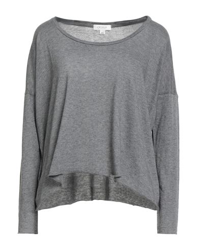 Crossley Woman Sweater Grey Size S Cotton, Cashmere In Gray