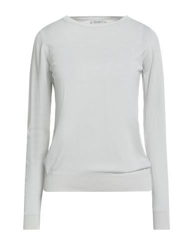 Crossley Woman Sweater Light Grey Size M Silk, Cotton In Gray