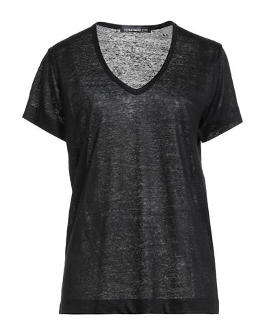 Department Five Department 5 Woman T-shirt Black Size L Linen