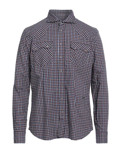 Agho Man Shirt Midnight Blue Size 16 ½ Cotton