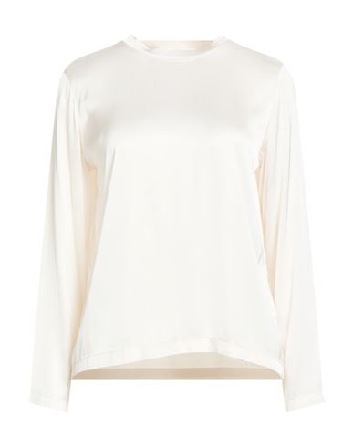 B.yu B. Yu Woman Top Cream Size Xl Viscose, Elastane In White