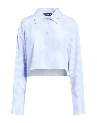 Marc Ellis Woman Shirt Sky Blue Size Xl Cotton, Polyester