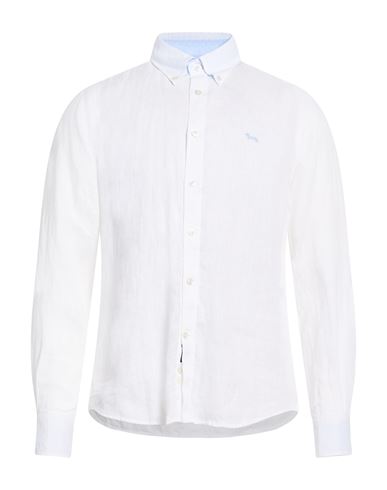Harmont & Blaine Man Shirt White Size 3xl Linen