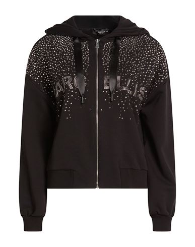 Marc Ellis Woman Sweatshirt Black Size L Cotton