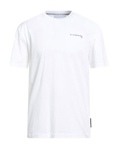 Richmond X Man T-shirt White Size Xxl Cotton