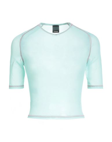 Pinko Woman Top Turquoise Size S Polyamide, Elastane In Blue