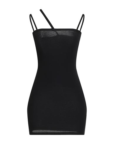 Baserange Woman Top Black Size L Organic Cotton, Elastane