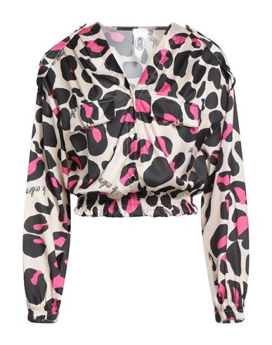 Le Volière Woman Top Beige Size M Polyester In Multi