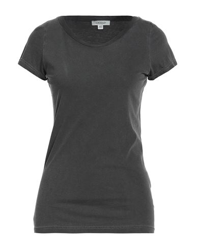 Crossley Woman T-shirt Charcoal Size M Cotton In Gray