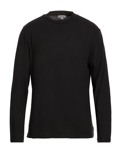 Crossley Man T-shirt Black Size L Cotton, Cashmere