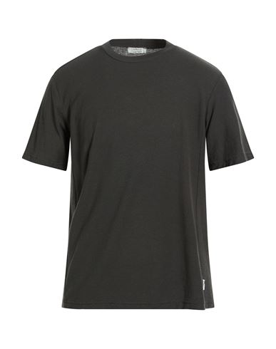 Crossley Man T-shirt Charcoal Size Xxl Cotton, Cashmere In Black