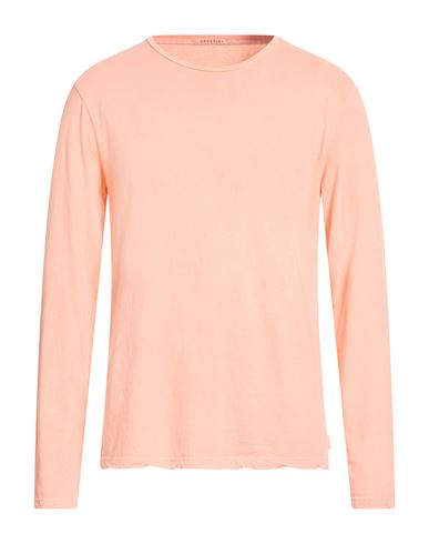 Crossley Man T-shirt Apricot Size Xl Cotton In Orange