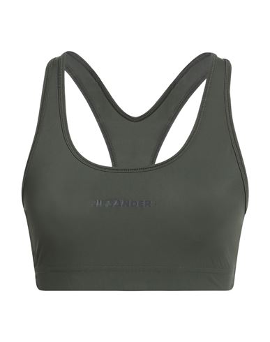 Jil Sander + Woman Top Dark Green Size S Polyamide, Elastane