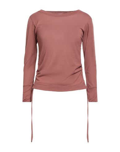 Daniele Fiesoli Collezione N_01 Woman T-shirt Brown Size L Cotton In Brown