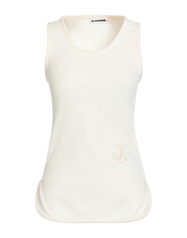 Jil Sander + Woman Tank Top Ivory Size Xs Cotton, Polyester In White
