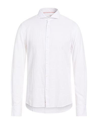 Yes Zee By Essenza Natural Feeling Man Shirt White Size 3xl Linen, Cotton