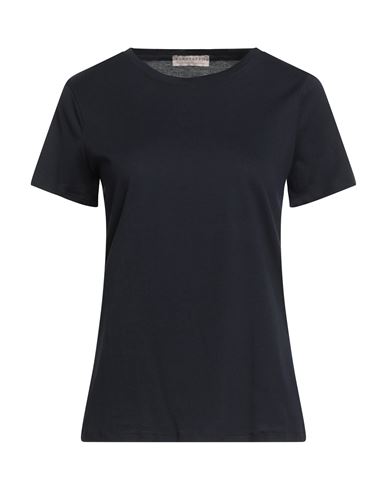 Purotatto Woman T-shirt Midnight Blue Size 6 Cotton