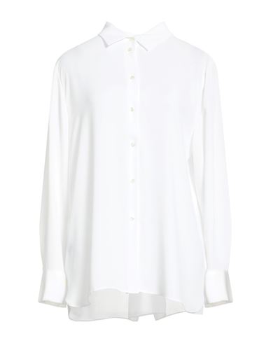 Diana Gallesi Woman Shirt White Size 12 Polyester